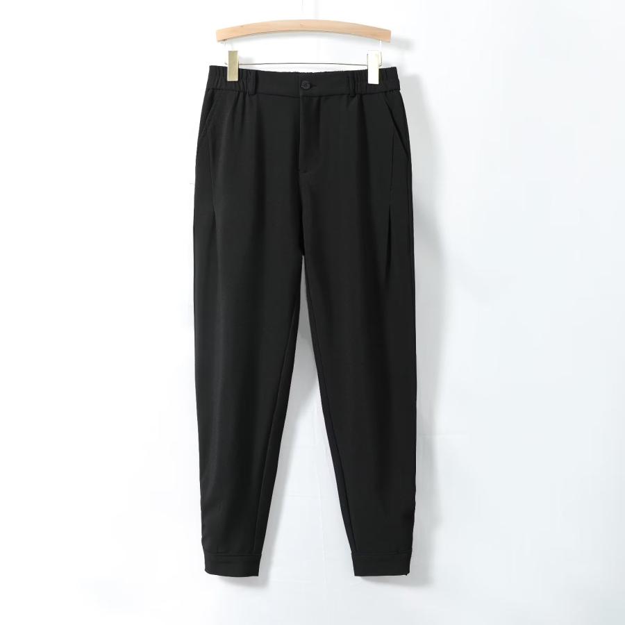 Mens Cascade Elastic Waist Trouser Black |  Pants Bottoms Black