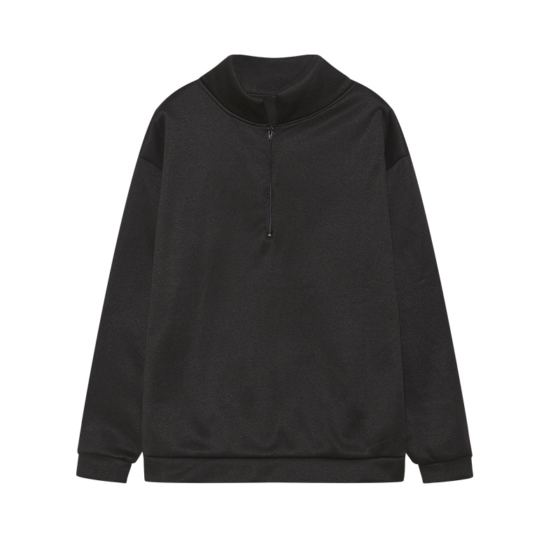 Mens Coronado Half Zip Black Heather |  Long Sleeve Tops Long Sleeve Tops Black Heather