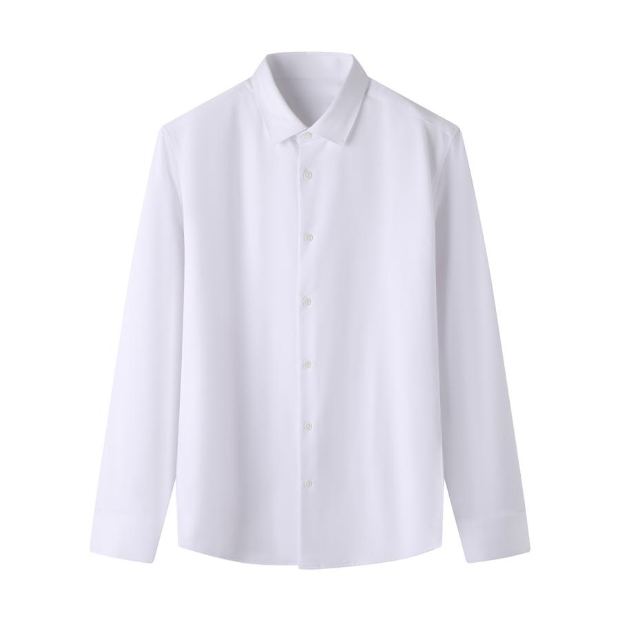 Mens Long Sleeve Manhattan Button Down White |  Button Downs Button Downs Button Downs