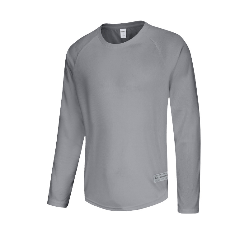 Mens Long Sleeve Viewpoint Performance Tee Sky Grey |  Long Sleeve Tops Long Sleeve Tops Long Sleeve Tops