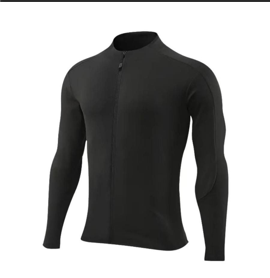 Mens Long Sleeve Yulex Wetsuit Top Washed Black |  Water Tops Mens Mens