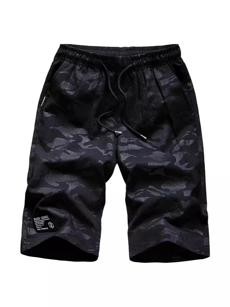 Mens Ponto Short Black Camo |  Shorts Bottoms Black Camo