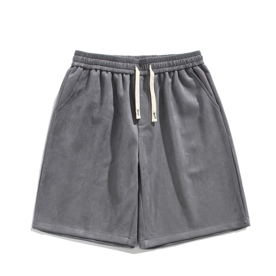 Mens Ponto Short Charcoal Heather |  Shorts Bottoms Charcoal Heather