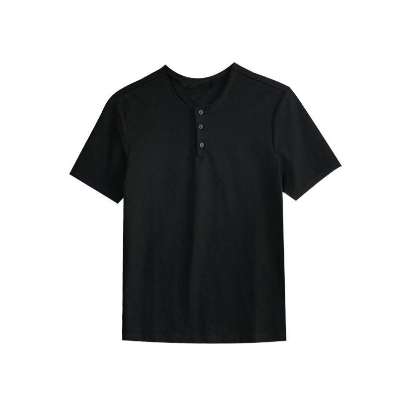 Mens Short-Sleeve Ever Henley Black |  Polos & Henleys Mens Black