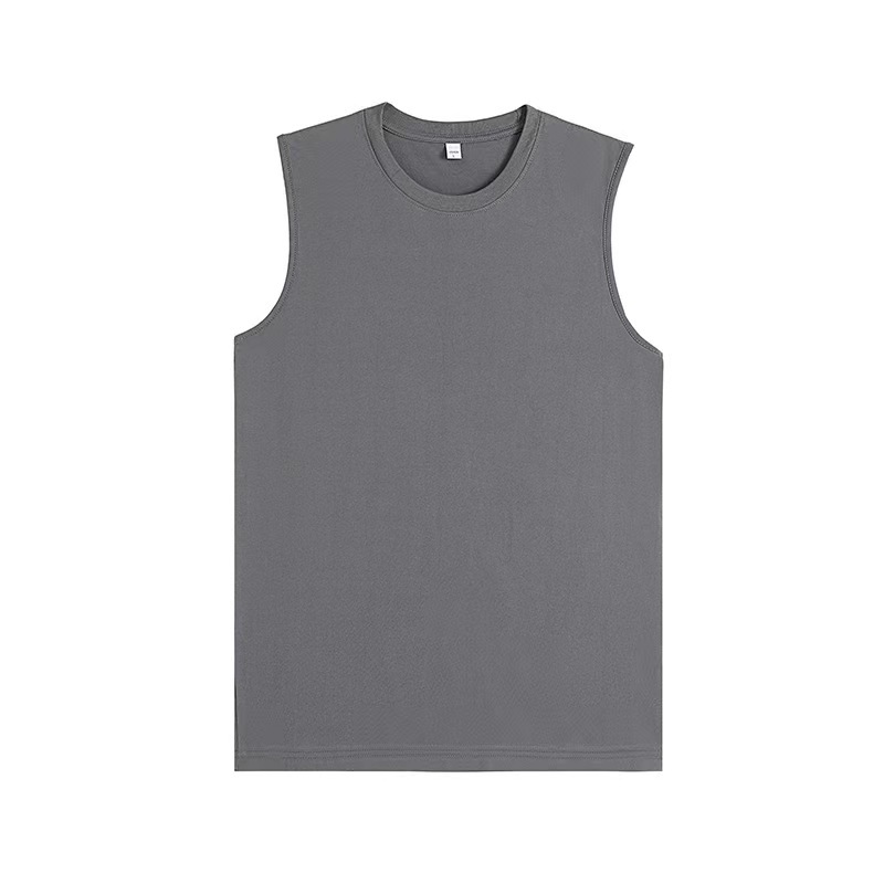 Mens Strato Muscle Tee Chambray Heather |  Tanks Mens Chambray Heather