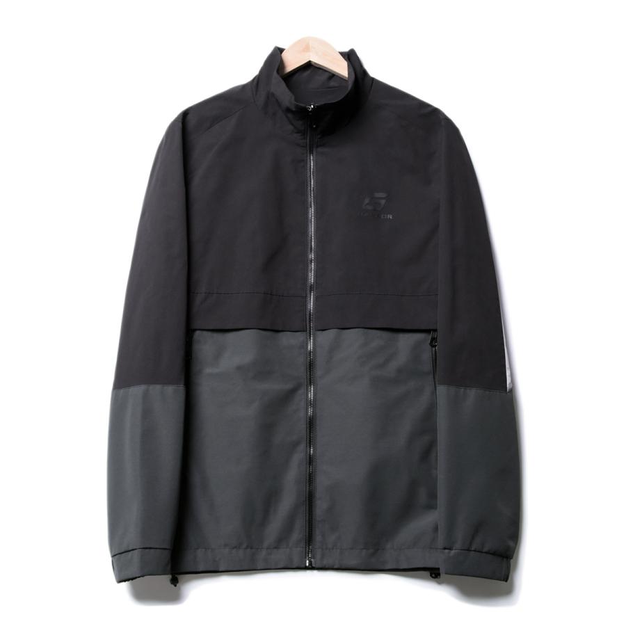 Mens Sunday Element Track Jacket Charcoal Heather |  Outerwear Mens Charcoal Heather