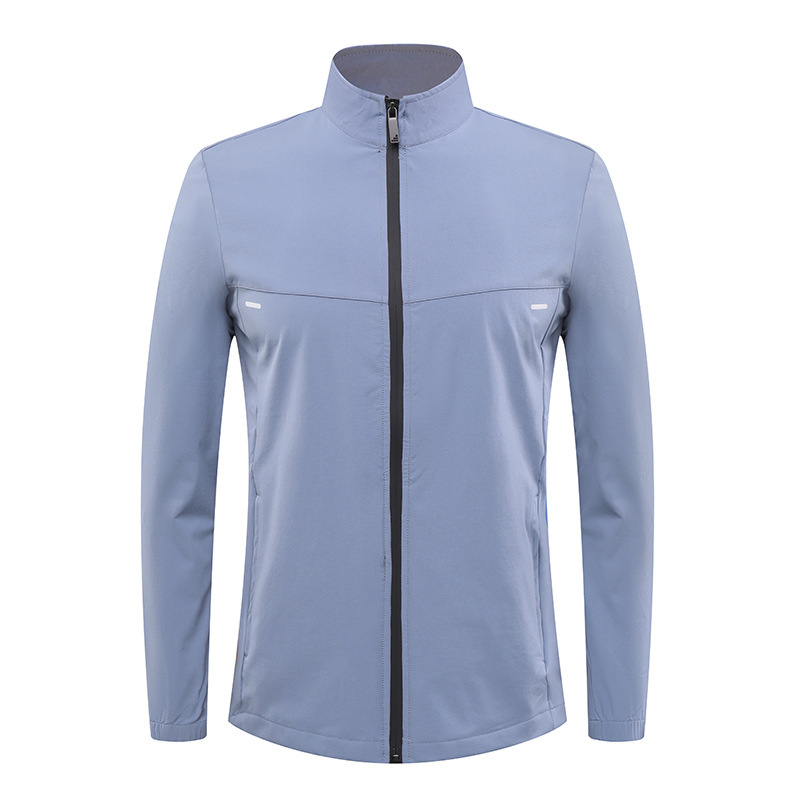 Mens Sunday Element Track Jacket Platinum Heather |  Outerwear Mens Mens