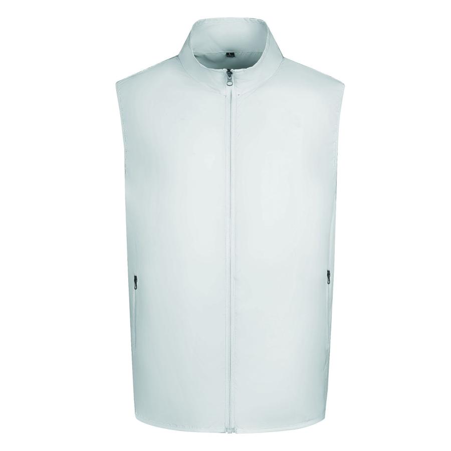 Mens Sunday Element Vest Platinum Heather |  Outerwear Mens Mens