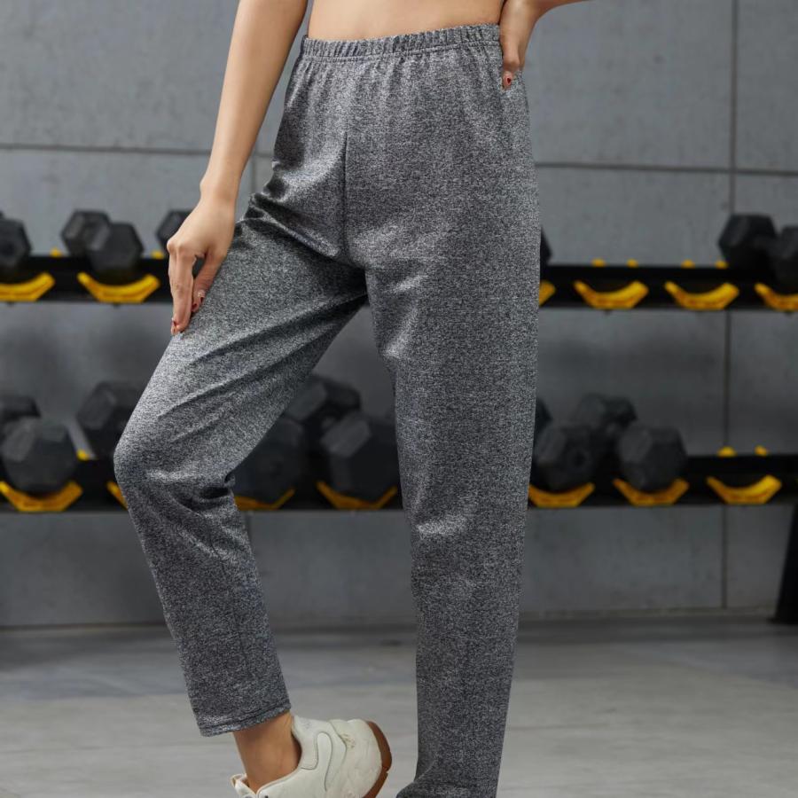 Womens Boyfriend Jogger Heather Grey |  Joggers Bottoms Heather Grey