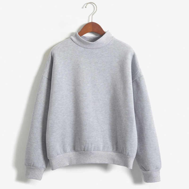 Womens Granite Funnel Neck Light Heather Grey |  Long Sleeve Tops Long Sleeve Tops Light Heather Grey