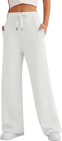 Womens Halo Essential Wideleg Ecru Heather |  Pants Bottoms Ecru Heather