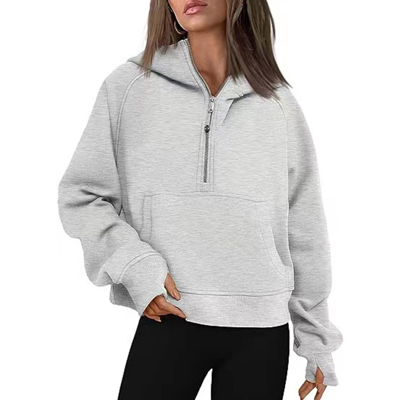 Womens Restore Half Zip Hoodie Goldenrod |  Hoodies & Sweatshirts Hoodies & Sweatshirts Goldenrod