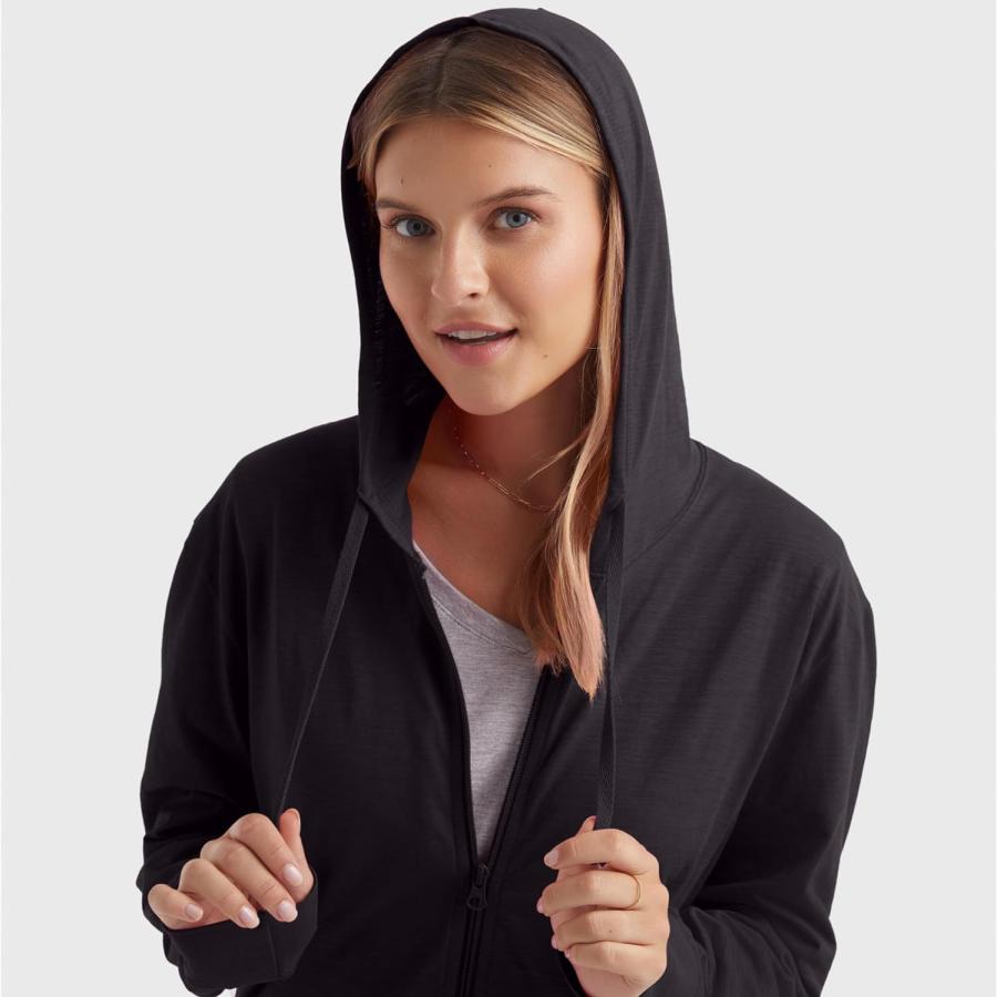 Womens Womens Outdoor Trainer Shell Black Heather |  Outerwear Tops Black Heather