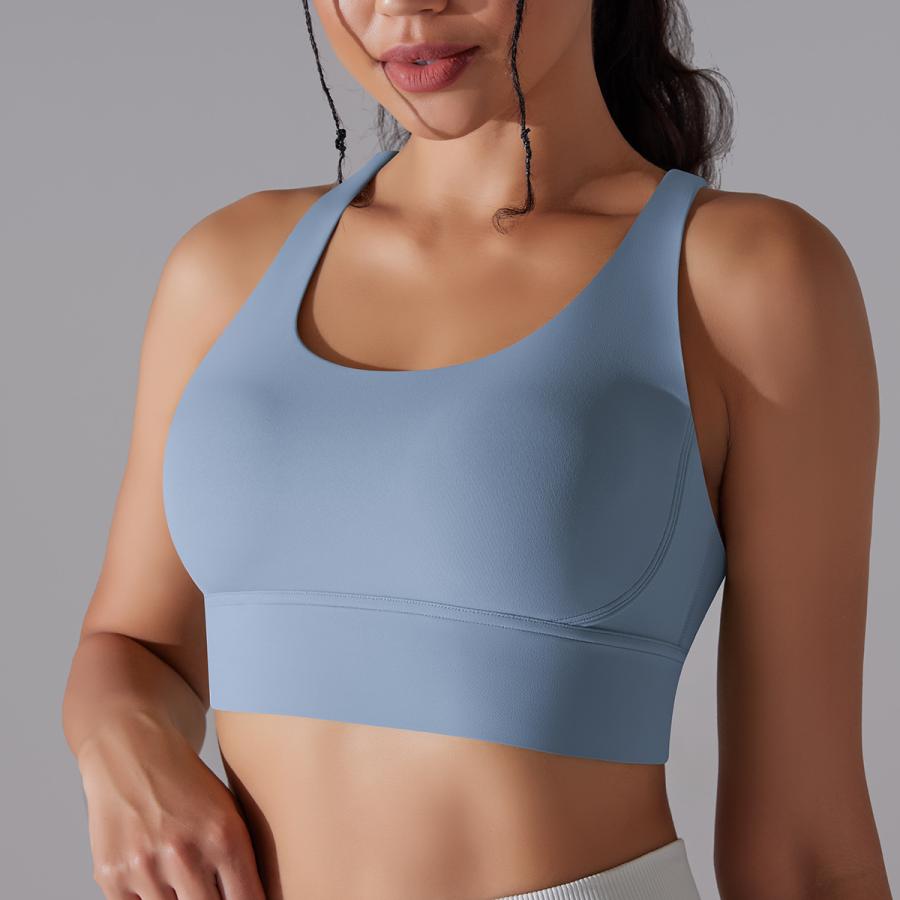 Womens Yosemite Longline Bra Mercury |  Sports Bras Sports Bras Mercury